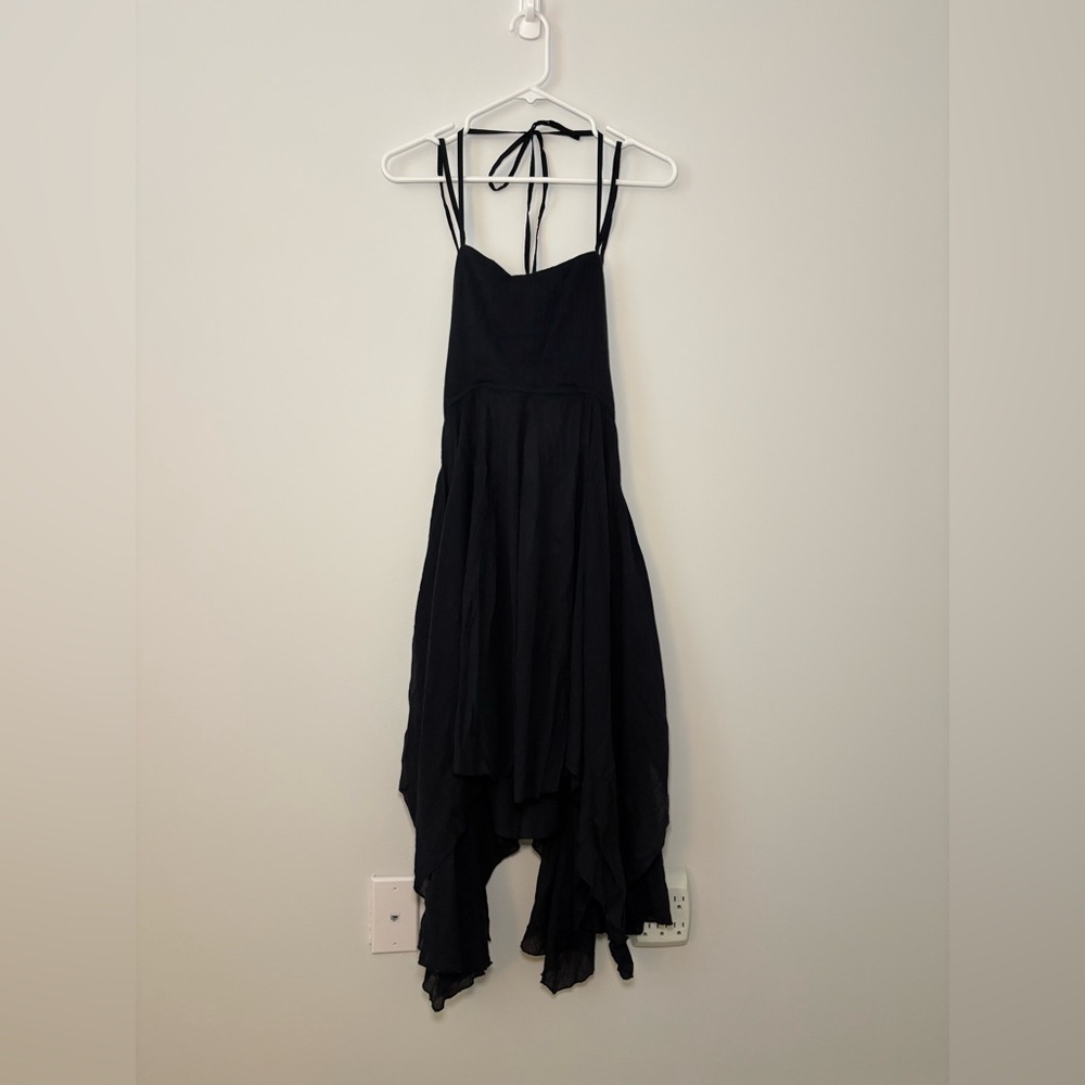 NWT Dolls Kill Signal Open Side Handkerchief Dress, Black, Size Small